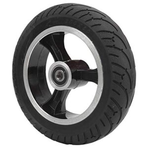 Solid Tire for Electric Scooter, Simple Installation Practical 200x50 Solid Tire Puncture Resistance with Hub Replacement for Electric Scooter