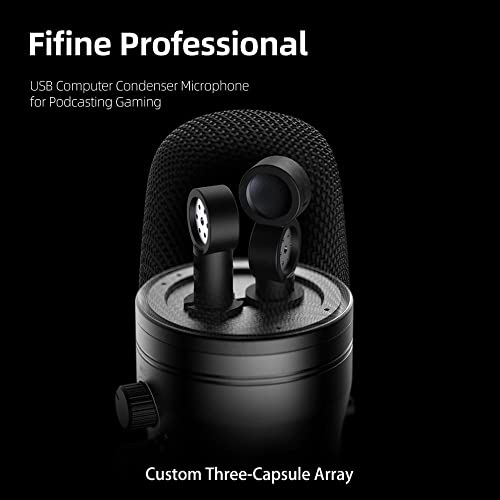 n/a USB Recording Microphone Computer Podcast Mic for Four Pickup Patterns for Vocals, Gaming, Zoom-Class