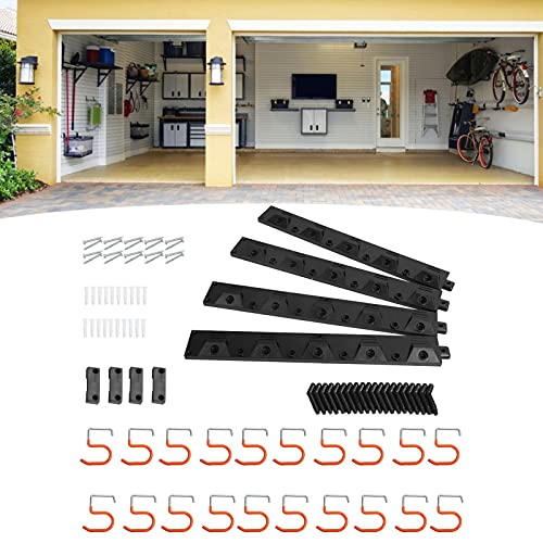 VOLDAX 64in Garage Storage System WallMounted Garage Organizer Garden Tool Organizer Hanger for Home.