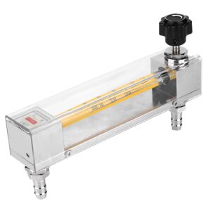 Tube Flowmeter, LZB-3 Glass Tube Liquid Flowmeter Water Flowmeter Instrument Used for Special Liquids Experiment Measuring (10-100mL/min)