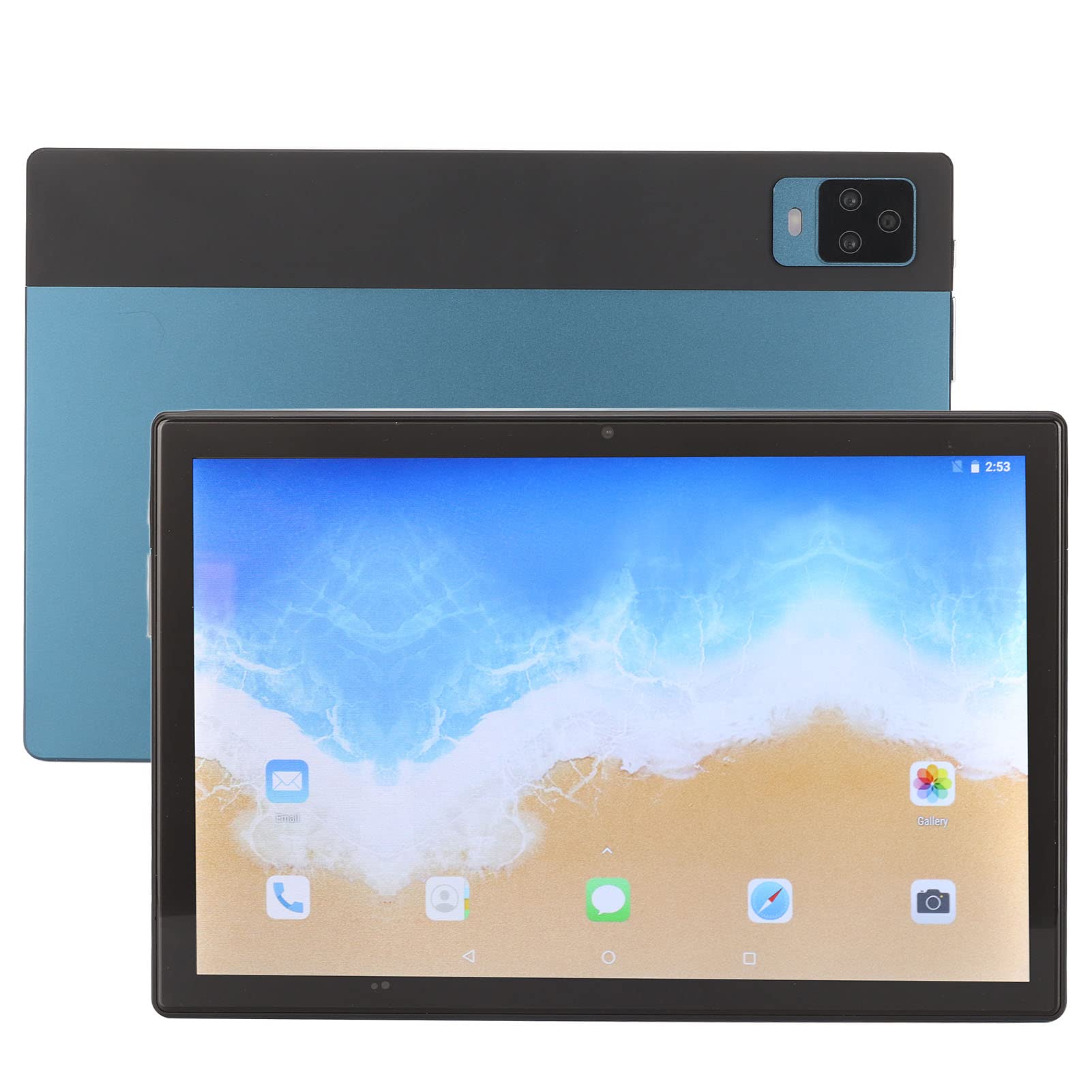 10 Inch Tablet Android12, 8 Core CPU 8GB RAM 256GB ROM, 5G WiFi 4G LTE Cellular Tablet PC with 8+16MP Camera, 5G 2.4G WiFiBluetooth, 7000mAh Battery Dual SIM Card Slots