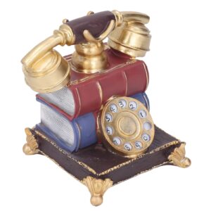 naroote vintage phone model, simulated telephone model decoration safe for store window