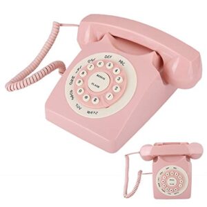 Antique Telephone, High‑Definition Call Quality Stable Signal Vintage Landline Telephone for Home for Office