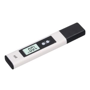 ph tester, quick speed automatic recognition ph detector white backlit display resistance precise alloy probe for aquaculture