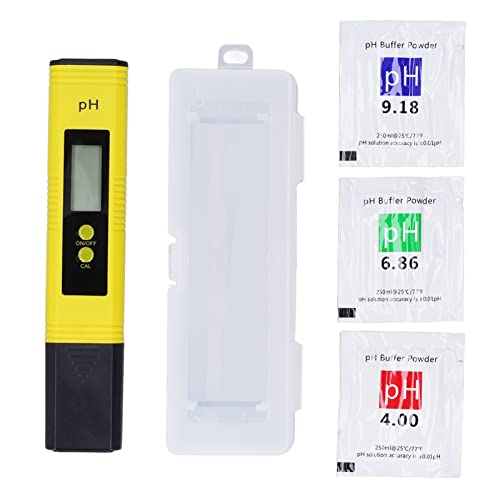 PH Meter, Auto Backlit Accurate Measurement 0 to 14ph PH Tester Pen for Fish Tank