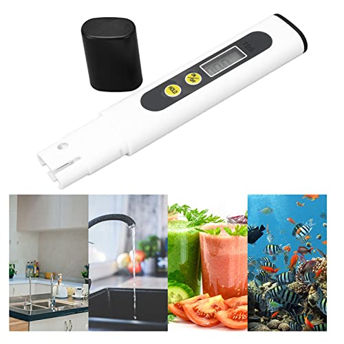 Digital TDS Meter, Water Quality Tester Portable Fast Sensitive 0 to 9990ppm for Aquarium for Drinking Water
