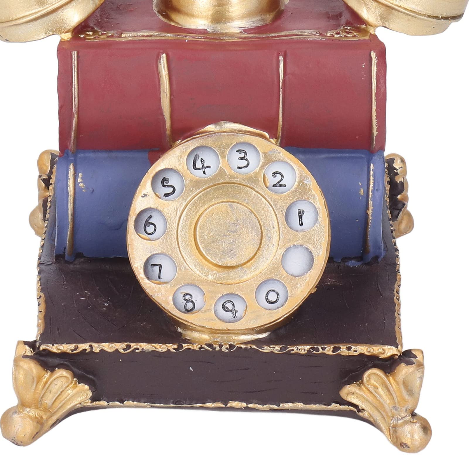 Naroote Vintage Phone Model, Retro Safe Resin Telephone Model Decoration Simulated for Store Window