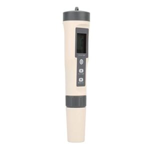 water quality tester, temp ph meter abs backlight portable auto calibration for planting