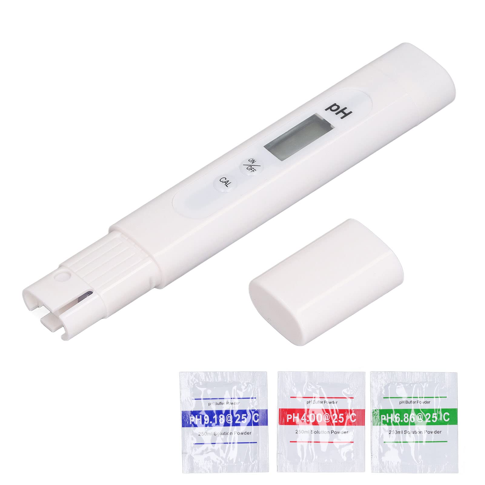 PH Meter, Sensitive Water PH Tester ABS High Accuracy Lightweight for Aquaculture