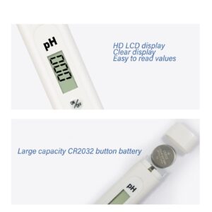 PH Meter, Sensitive Water PH Tester ABS High Accuracy Lightweight for Aquaculture