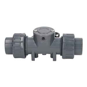 Water Flow Sensor, Fluid Meter Acid Alkali Resistant DN25 Large Flow for Irrigation