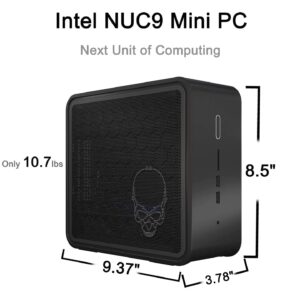 Intel NUC 9 NUC9i5QNX Mini PC Business Desktop 4-Core i5-9300H, 32GB RAM, 1TB SSD, UHD Graphics Ghost Skull Canyon Extreme Gaming Box, Thunderbolt 3, WiFi 6, Ethernet, 3-Yr WRT, Win 11 Pro
