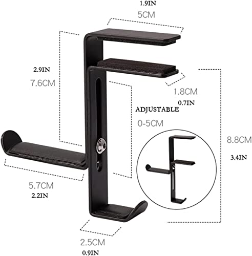 ANIIC Headset Stand Metal Creative Headphone Stand Head-Mounted Headset Rack Gaming Headset Stand Widely Compatible Easy to Install Headphone Stand (Color : White)