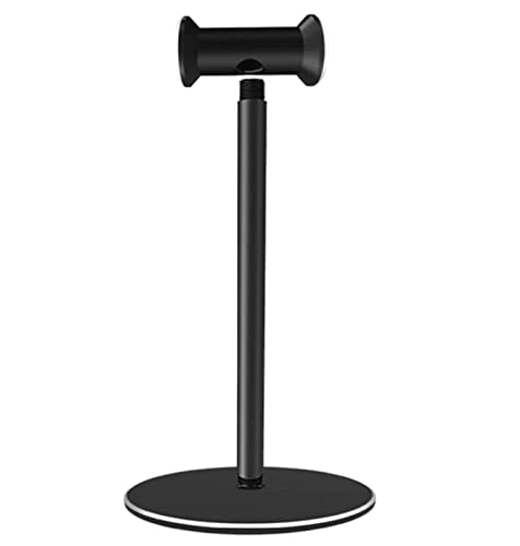 Headset Stand Durable Aluminum Alloy Headphones Holder Metal ABS Headphone Stand Detachable Stable Bracket Headphone Stand (Color : Black, Size : 10 * 10 * 23cm)