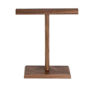 aniic headset stand wood headphone stand holder creative headset holder desk display shelf rack universal earphone accessories headphone stand ( color : walnut )