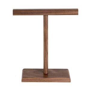 ANIIC Headset Stand Wood Headphone Stand Holder Creative Headset Holder Desk Display Shelf Rack Universal Earphone Accessories Headphone Stand ( Color : Walnut )