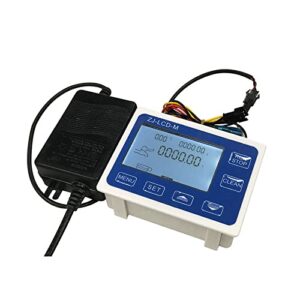 MANGAO DN32 Digital Display Flow Quantitative Controller Water Flow Sensor Use to Control and Display Liquid Flow (Size : US Plug)