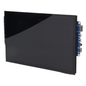 ebtools hdmi monitor, 10.1 inch ips touch screen, 1280x800, 178 degrees visible, hd vga audio output, glass material, touch monitor for raspi for ubuntu computer
