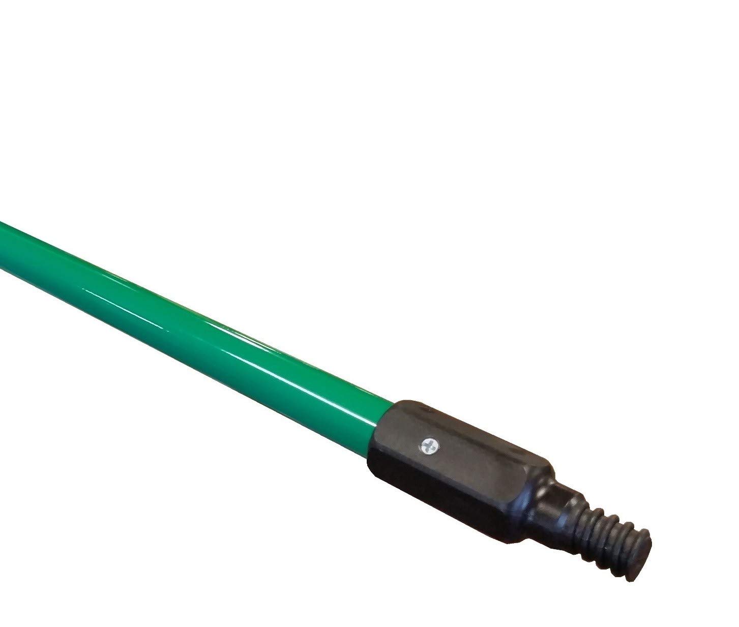 American Select Tubing 60" Green Powder Coated Steel Handle with Black Hex Thread (Case of 10)