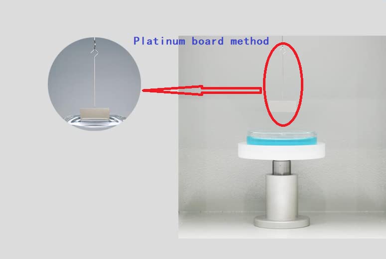 Automatic Liquid Surface Tensiometer Platinum Board Interfacial Tension Meter 1000mN/m BZY-100