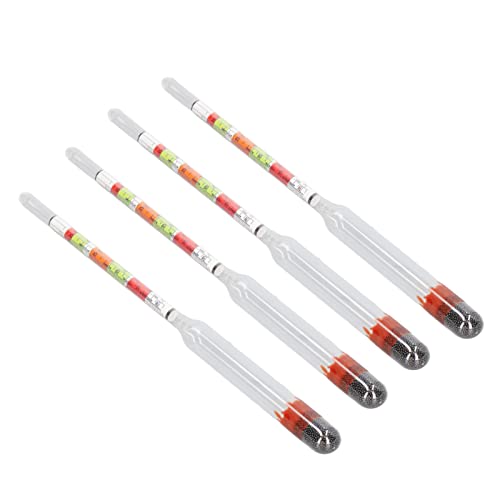 KUIDAMOS Hydrometer Tool, Beer Meter 10pcs Easy Reading Wide Application Durable for Office