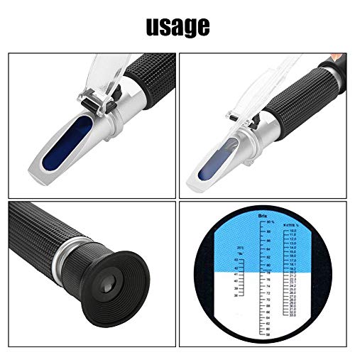 VOLDAX 58~92% Wort Specific Gravity Refractometer Beer Fruit Wine Sugar Test Beer Test Refractometer