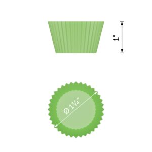 Bakerpan Silicone Mini Cupcake Holders, Mini Cupcake Liners, Pastry & Dessert Cups, 24 Pack (Multi)