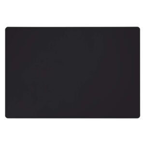 gartful silicone mats for kitchen counter, large silicone countertop protector 25" by 17", nonskid heat resistant desk saver pad, multipurpose mat, placemat, black