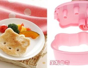 Hello Kitty PNB1 Pan, 商品サイズ(約) ・枠用抜き型:110X127X35mm ・顔用抜き型:95X113X35mm, mulch