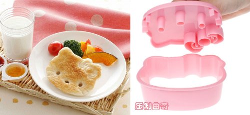 Hello Kitty PNB1 Pan, 商品サイズ(約) ・枠用抜き型:110X127X35mm ・顔用抜き型:95X113X35mm, mulch