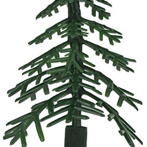 HAOHIYO Evergreen Trees for Cake and Cupcake Decorating (12-Pack)