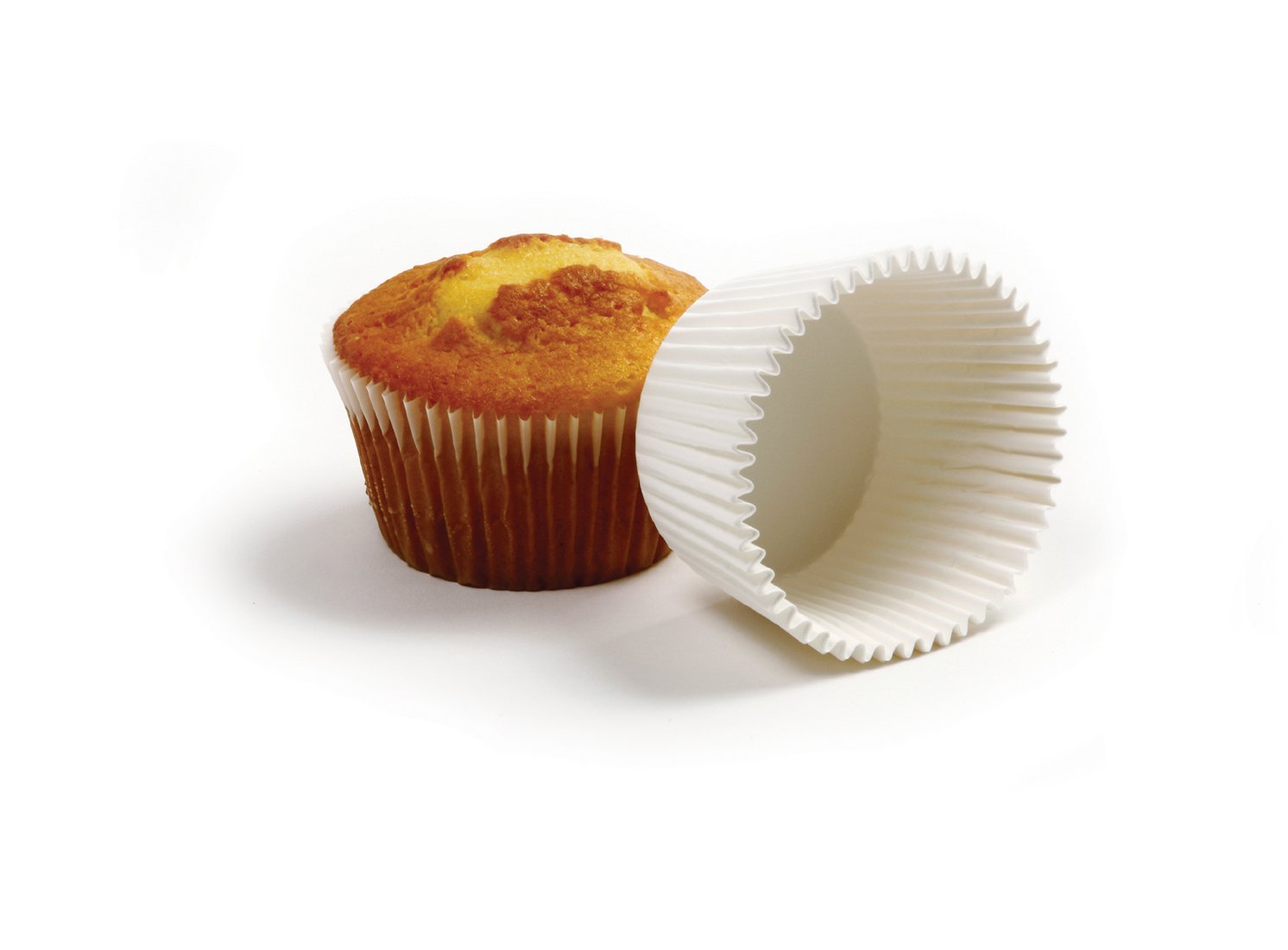 Norpro Giant Muffin Cups, White, Pack of 500