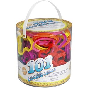 Wilton Cookie Cutters Set, 101-Piece — Alphabet, Numbers and Holiday Cookie Cutters