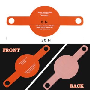 Reusable Silicone Baking Mat for Dutch Oven Bread Baking Long Handles Sling, Durable Round Bread Baking Tool with 2 Extensions,for Gentler, Safer & Easier Transfer of Dough (1 Pcs)