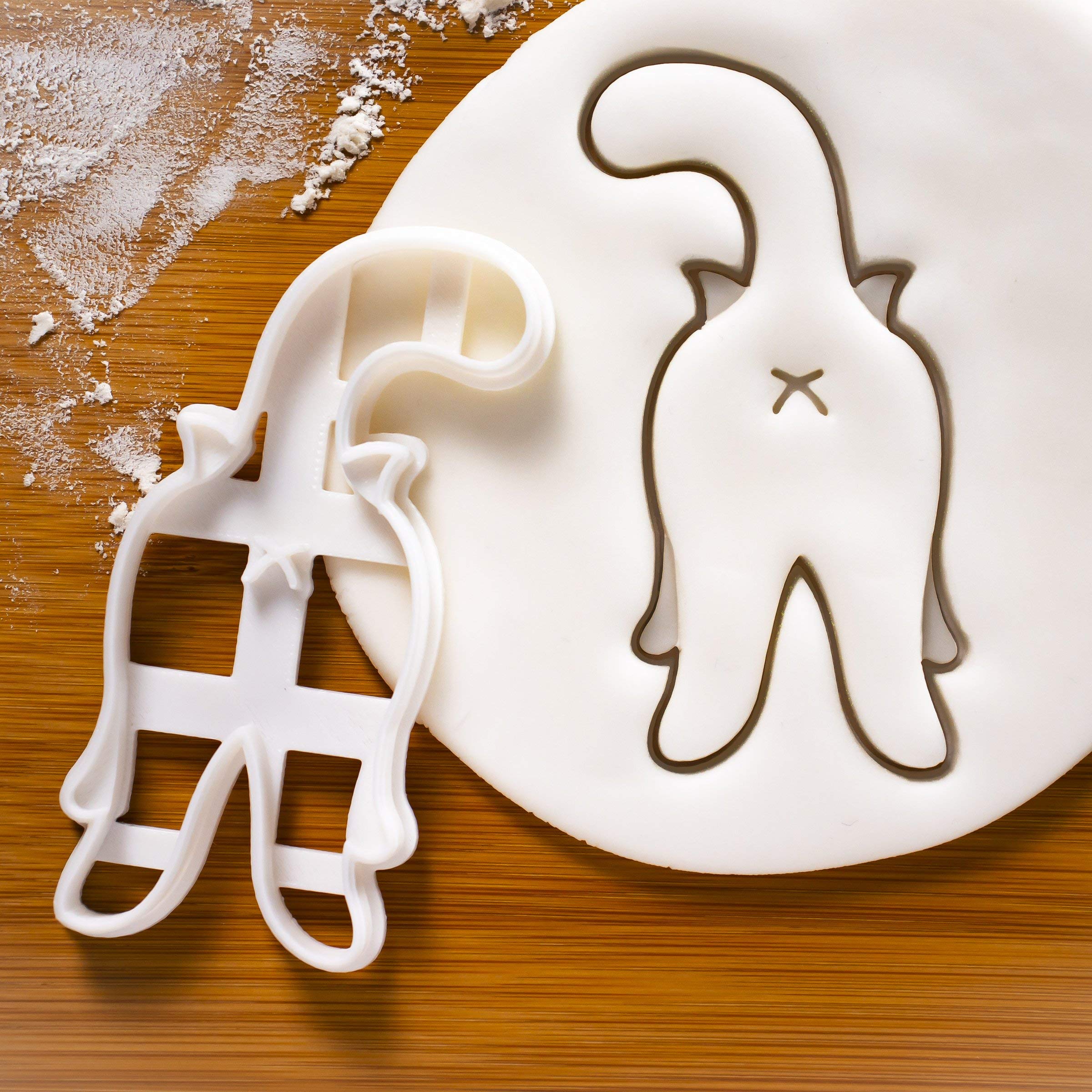 Kitty Butt cookie cutter, 1 piece - Bakerlogy