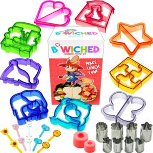 29pc sandwich cutter set for kids of all ages - turn vegetables, fruits, cheese, and cookie into fun bites - add to bento box and lunch box - toddlers boys and girls - easy to use