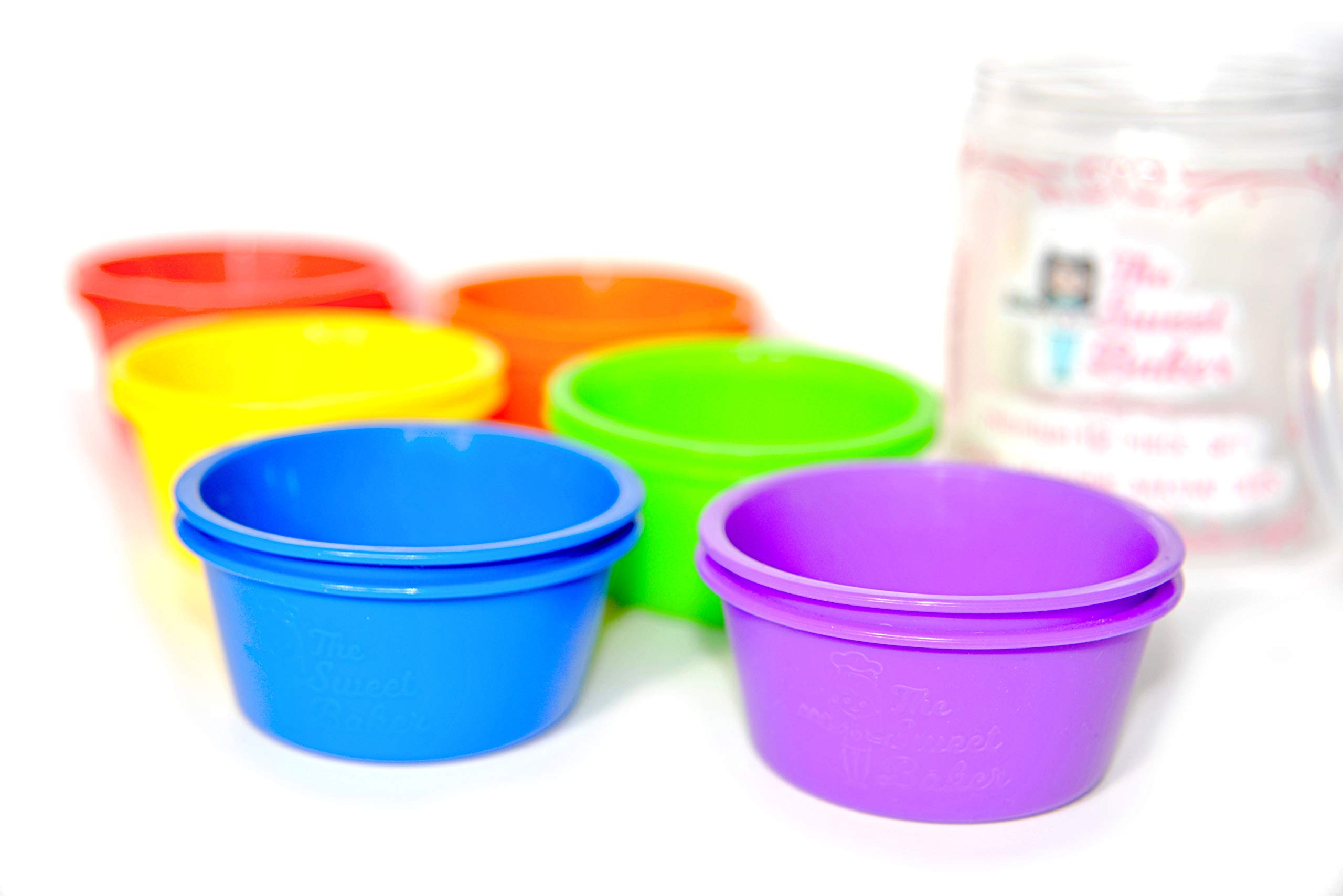 The Sweet Baker | Professional Jumbo Silicone Baking Cups | Premium 12 Piece Set | Reusable Cupcake Muffin Pans | BPA Free