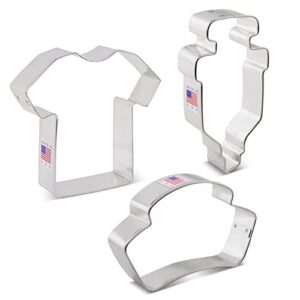 Nurse Cookie Cutters 3-Pc. Set Made in the USA by Ann Clark, Nurse Cap, Scrubs, Syringe