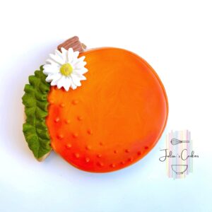 Orange Cookie Cutter, 3.25" Made in USA by Ann Clark
