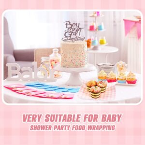 150 Pcs Wax Paper Sheets for Food Deli Papers Pink Checkered Sandwiches Paper Greaseproof Disposable Wrapping Paper for Sandwich Picnic Basket Liner Easter Birthday Baby Shower Party Supplies