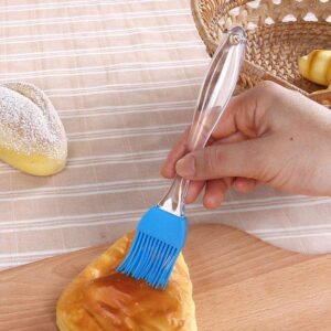 SILCONY 7" Silicone Basting Pastry Brush - Perfect for Oil Butter Spread, Marinades, Baste, BBQ, Grill, Cooking - BPA Free, Food Grade Material, Dishwasher Safe (3, 7 Inches)