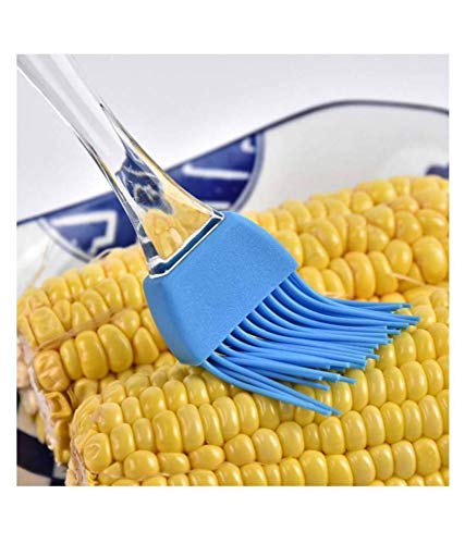 SILCONY 7" Silicone Basting Pastry Brush - Perfect for Oil Butter Spread, Marinades, Baste, BBQ, Grill, Cooking - BPA Free, Food Grade Material, Dishwasher Safe (3, 7 Inches)
