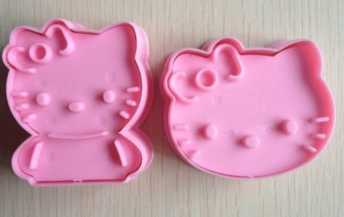 DM Hello Kitty Cookie Cutter Cake Mould Mold-Pink, M