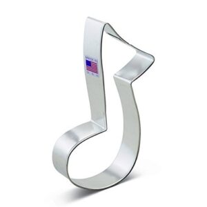 Music Note Cookie Cutter 5.5" Made in USA by Ann Clark