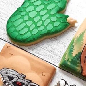 Dinosaur Footprint Cookie Cutter, 4" Made in USA by Ann Clark