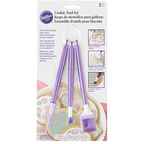 Wilton Cookie Decorating Supplies Tool Set, 3-Piece