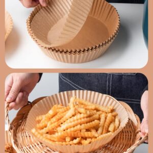 Air Fryer Disposable Paper Liner, 100PCS [ Large Size ] Non-stick Disposable Liners for 5-8QT Air Fryer
