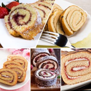 RESOME Large Swiss Roll Cake Mat Flexible silicone Baking Tray, 14.17x11 in Silicone Jelly Roll Pan Cookies sheet Bakeware Nonstick Baking Tray, silicone baking pan,Brown