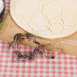 Cookie Cutters Shapes Set, 25pcs Flower,Round,Heart,Star,Mouse Shape Stainless Steel Metal Cookie Molds for Kitchen, Baking