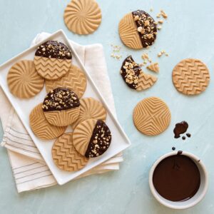 Nordic Ware Geo Cast Cookie Stamps